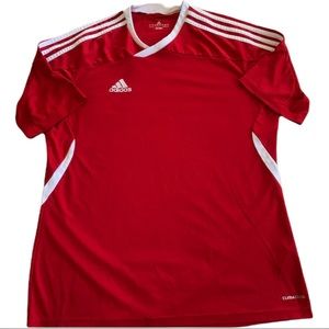 Adidas Mens Large red jersey